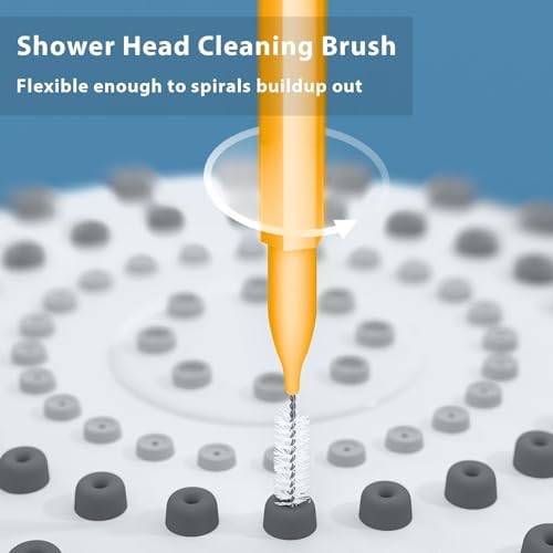 Lumkew Shower Head Cleaner Tool with 10 Picks and 3D Printer Brush