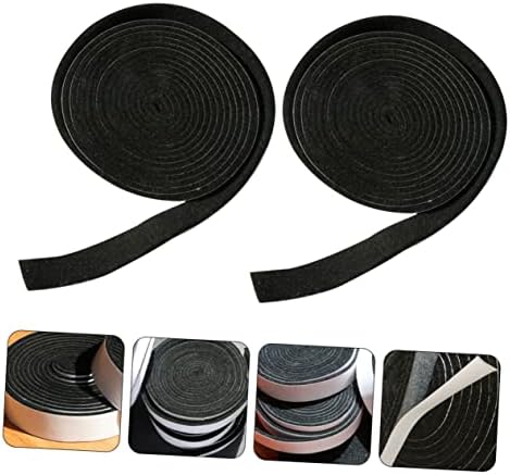 Veemoon 2pcs Self-Adhesive Felt Strips Door Masking