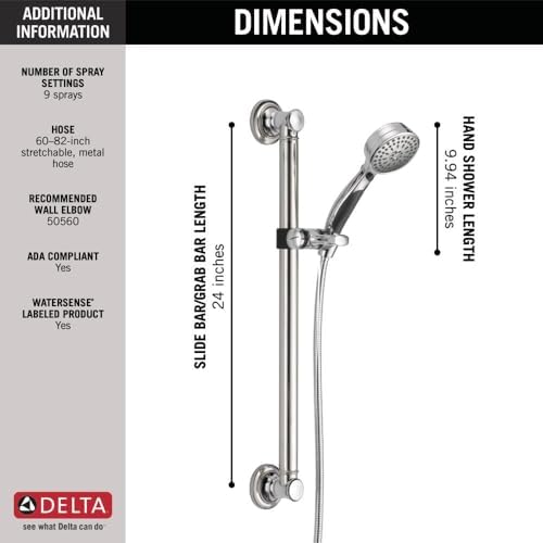 Delta 51900 Universal TubShower Faucet Chrome