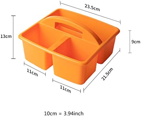 PMFACE 3 Compartment Storage Bin with Handle 1