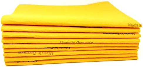10 Pack Extra Large German Shammy Cloths for Pets and Home Use
