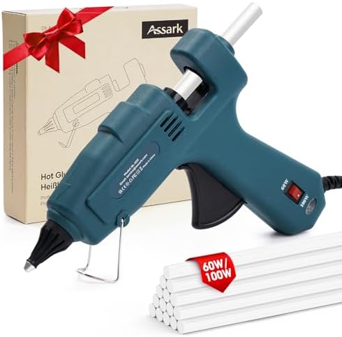 Assark Fireproof Hot Glue Gun 60100W Dual Power 1