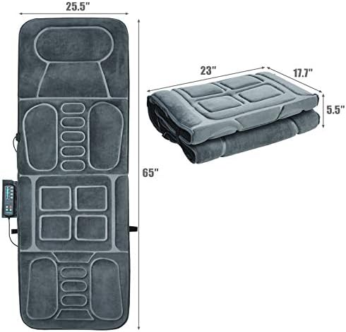 ERGOMASTER Massage Mat with 10 Motors and Heat 1