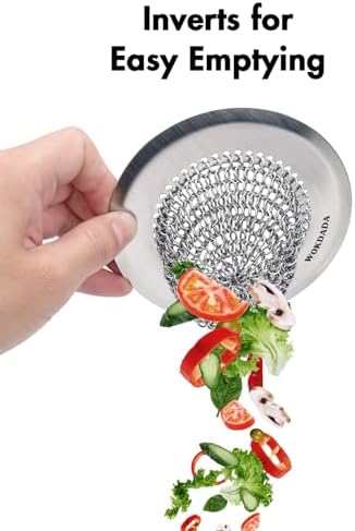 Wokdada Reversible Sink Strainer with 304 Stainless Steel