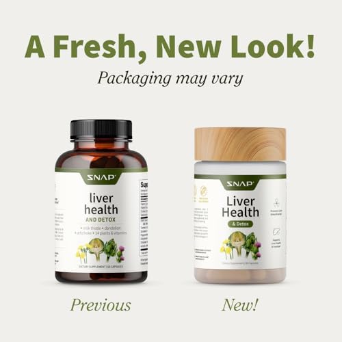 Snap Supplements Liver Detox Support 60 Capsules