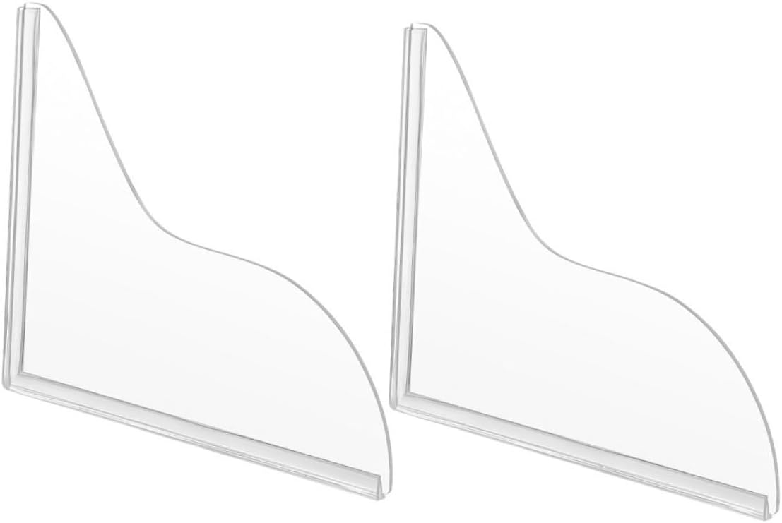 2Pcs Transparent Acrylic Water Barrier for Bathtubs Sinks 1
