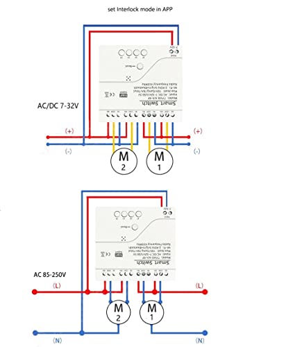 MHCOZY 4 Channel Smart WiFi Relay Switch Module
