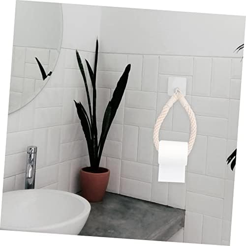 Gadpiparty Rope Wall Mounted Paper Towel Holder Black 1
