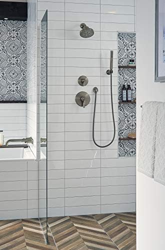 Delta Trinsic Single Spray Hand Shower Head with Hose Black