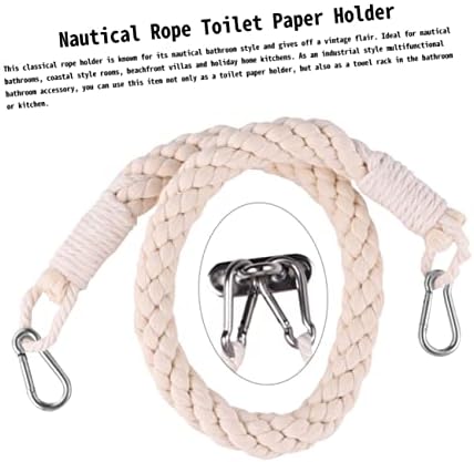 Gadpiparty Nautical Rope Toilet Paper Holder