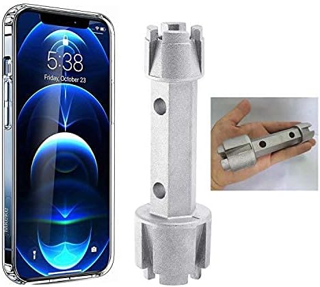 WMAZtool Dual-Ended Drain Wrench for Bath Shower and Closet Spuds