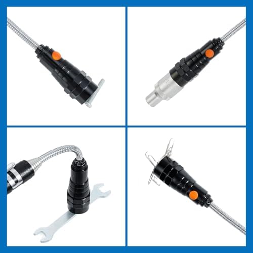 VIBELITE Extendable Magnetic Flashlight - 22 Inches 3 LED Black