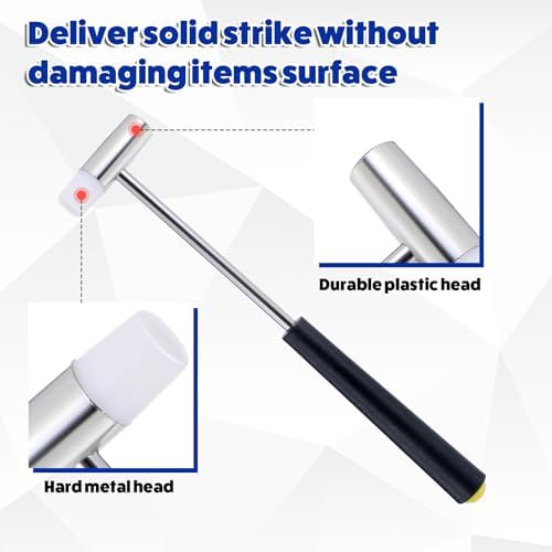 Dual Head Mini Hammer Tool with Plastic and Metal Ends
