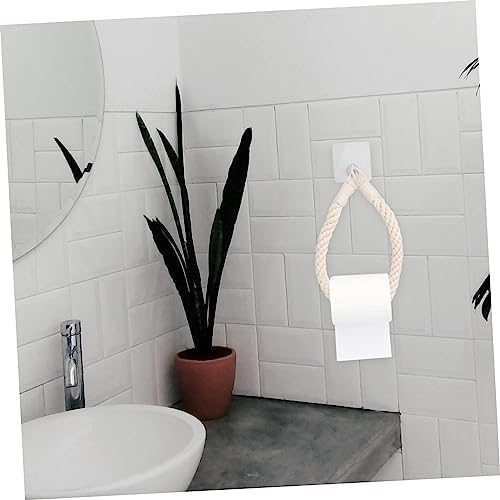 Handmade Rope Toilet Paper Holder Wall Mount