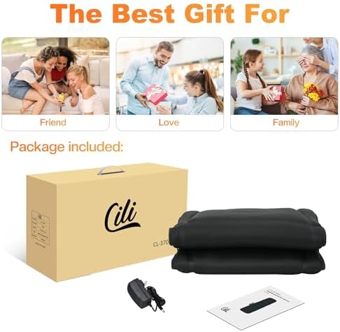 CILI Full Body Massage Mat with Heat and Vibration