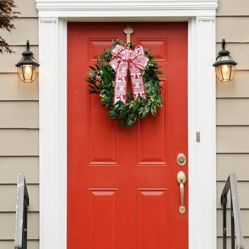 DIY Christmas Bows for Tree Wreath and Gift Wrapping