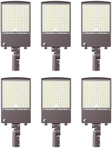 150W LED Street Light 6 Pack 22500 Lumens 5000K 5Yr Warranty IP65