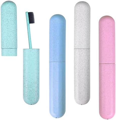 Hooqict 4 Pack Travel Toothbrush Cases