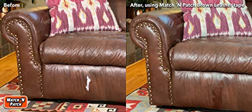 MATCH N PATCH Leather Repair Tape 225x15ft Red Brown
