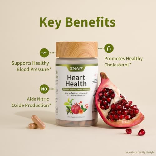 Snap Supplements Heart Health Support 90 Capsules