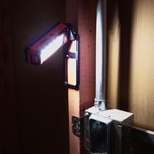 Klein Tools 56403 Rechargeable LED Work Light with Kickstand and Carabiner