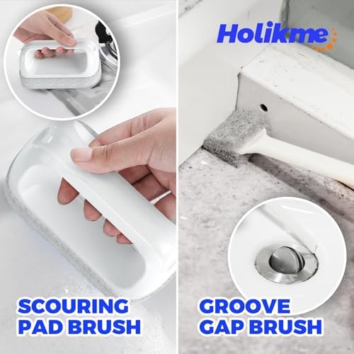 Holikme 5Pack Kitchen Cleaning Brush Set Green