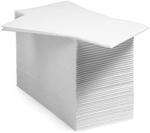 200 BloominGoods Disposable Bathroom Napkins - Linen-Feel Cloth-Like Made In USA