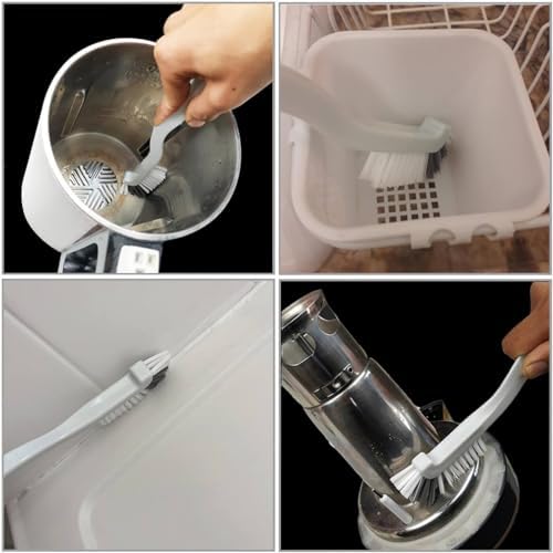 JIANYI 90 Right Angle Scrub Brush for Kitchen Sink and Tight Spaces