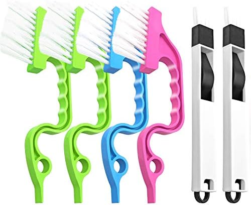 UWEME 6pcs Crevice Gap Cleaning Brush Kit