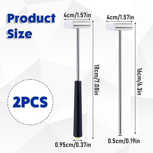 Dual Head Mini Hammer Tool with Plastic and Metal Ends