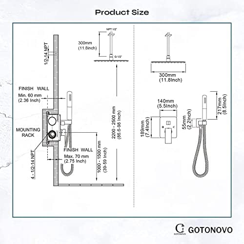Gotonovo Touch On Kitchen Sink Faucet 2 Cross Handle Victorian Design