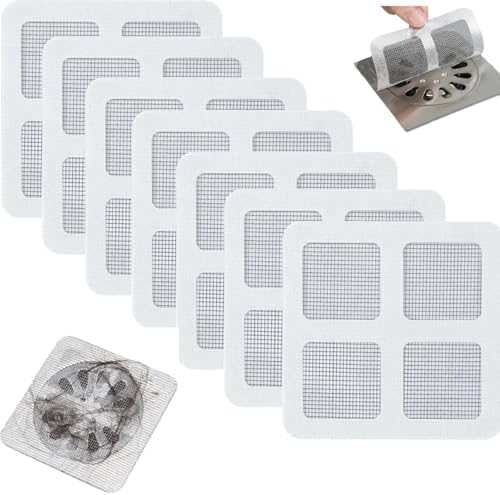 Disposable Hair Drain Stickers 10 4x4 Inch Upgrade