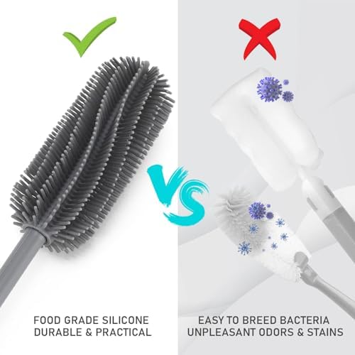 157 Silicone Bottle Brush for Stanley Vase Glassware and Narrow Neck Containers