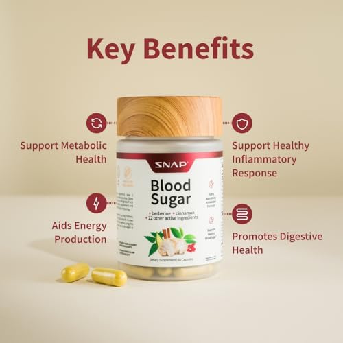 Snap Supplements Blood Sugar Blend 60 Capsules 2 Pack 1