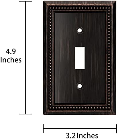 Henne Bery Sunken Pearls Wall Plate 2 Pack Aged Bronze
