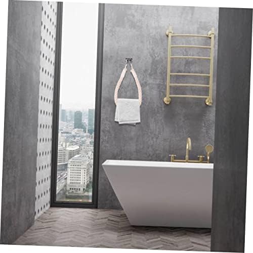 DIYEAH Cotton Linen Rope Towel Holder Wall Mount