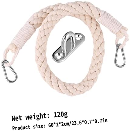 KONTONTY 60cm Cotton Rope Toilet Paper Holder Nautical Decor
