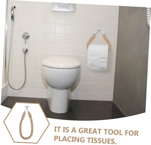 Retro Rope Toilet Paper Holder Boho Wall-Mounted Design