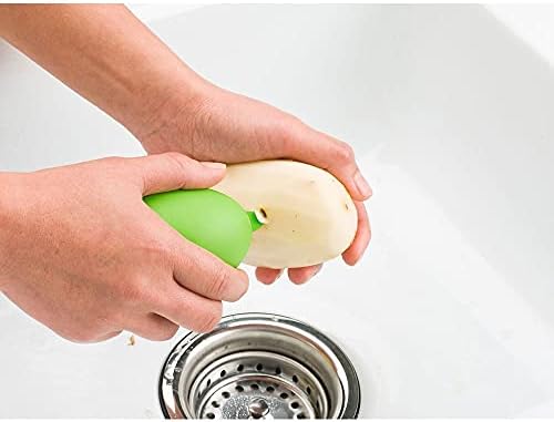 PREPWORKS Progressive Fruit Veggie Brush with 2 Bristle Strengths 1