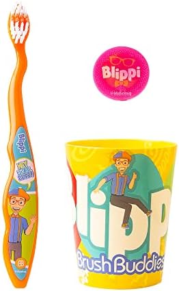 Brush Buddies Blippi Kids 3PC Toothbrush Kit