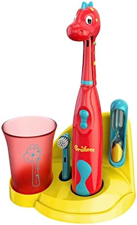 Brusheez Kids Electric Toothbrush Set - 2 Min Timer Safe Bristles