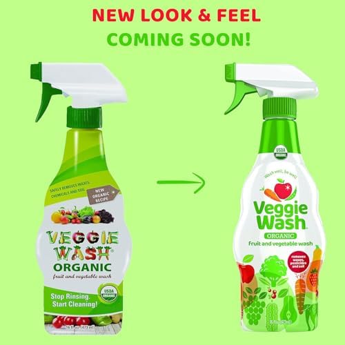 Veggie Wash Organic Fruit and Veggie Cleaner 16 Fl Oz Pack of 3