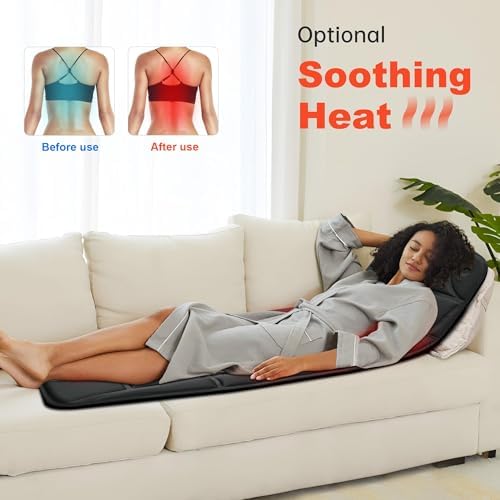CILI Full Body Massage Mat with Heat and Vibration