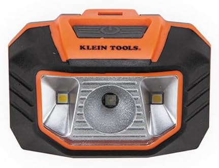 Klein Tools 56220 LED Headlamp with 45-Degree Tilt and Anti-Slip Strap