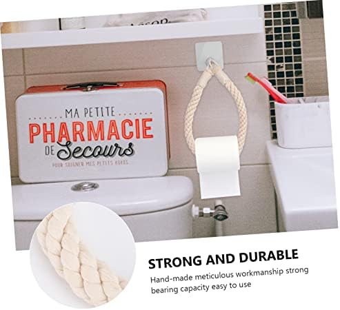 Handmade Rope Toilet Paper Holder Wall Mount