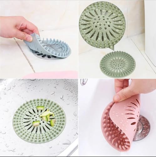 Kisskin Hair Catcher Drain Protector 5 Pack