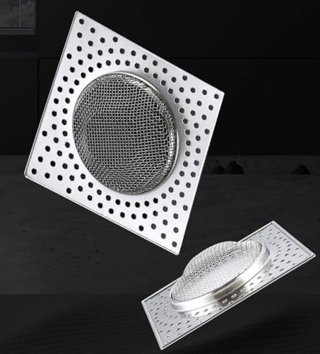 4Every Bathtub Hair Catcher 4PCS Stainless Steel Drain Protector