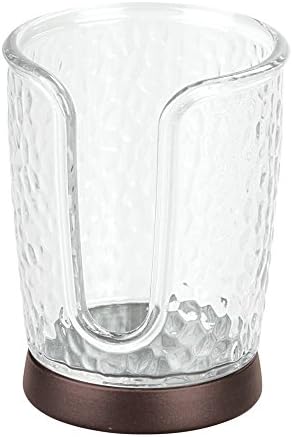 iDesign Rain Cup Dispenser Holder for Bathrooms
