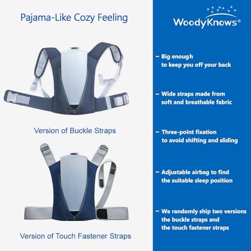 WoodyKnows Side-Sleeping Backpack - Snore Reducing Aid