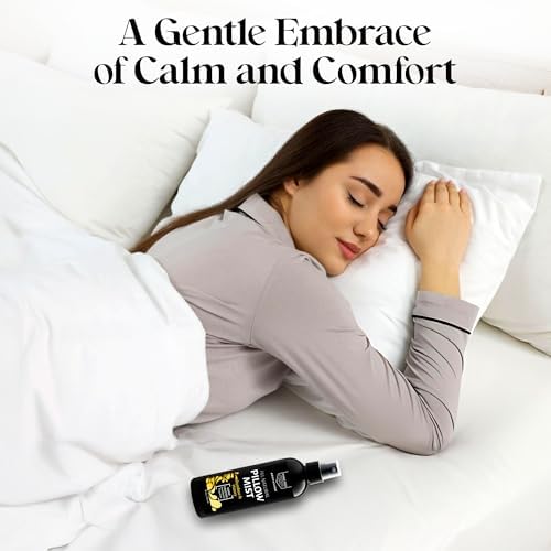 Aromasong Bamboo Honey Pillow Mist - Natural Sleep Spray for Deep Restful Slumber